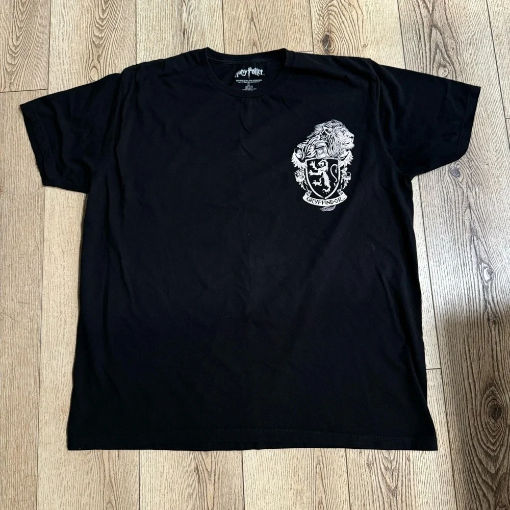 Warner Bros. Harry Potter black & white short sleeved Gryffindor T shirt 2XL. - Picture 9 of 9